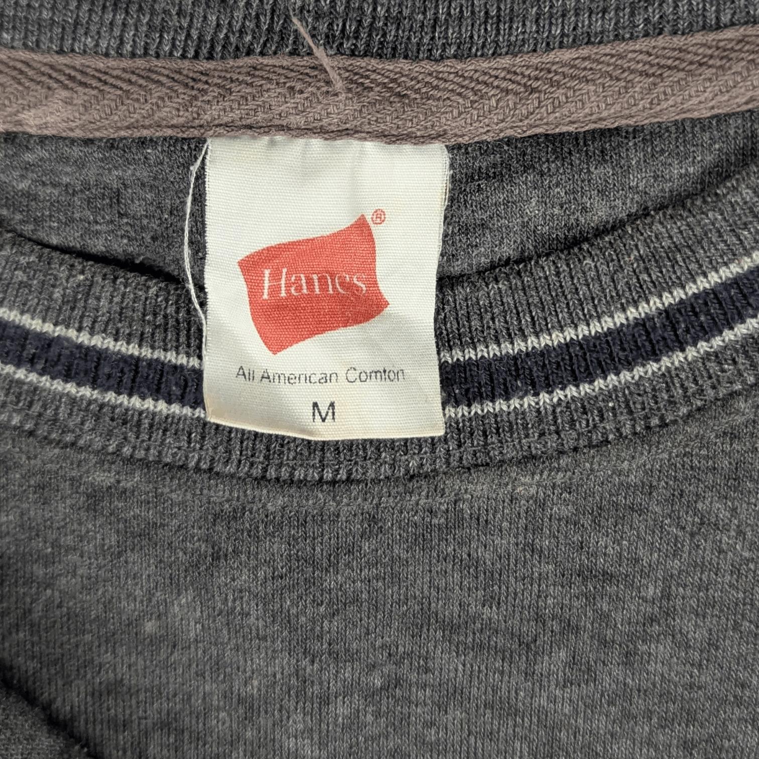 Hanes Vintage 2000's HANES Dark Grey Plain Sweatshirts Size US M / EU 48-50 / 2 - 15 Thumbnail