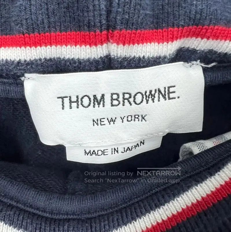 Thom Browne Thom Browne Women's Casual Cotton Pants in Navy . Size 28" / US 6 / IT 42 - 3 Thumbnail