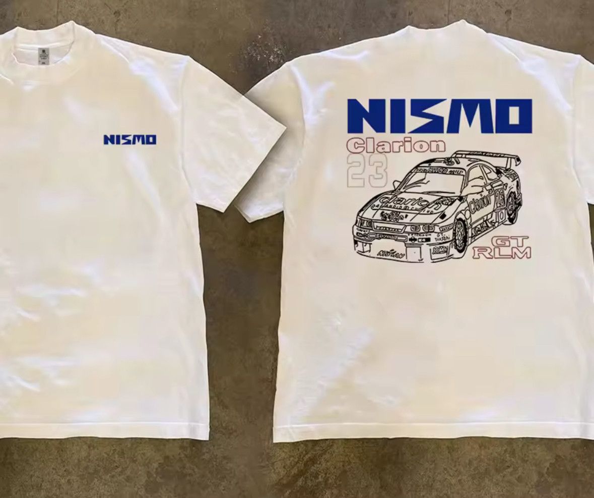 Other Street Retro Sport Car Sketch Heavy Cotton White T-Shirt Size US XL / EU 56 / 4 - 3 Thumbnail
