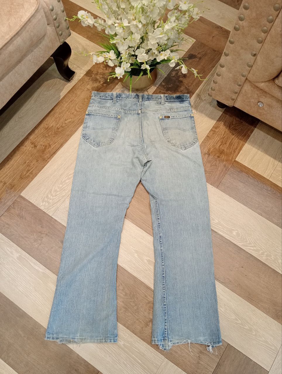 Lee RARE LEE RIDERS VINTAGE SANFORIZED FLARED JEANS - SIZE 34 Size US 34 / EU 50 - 11 Thumbnail
