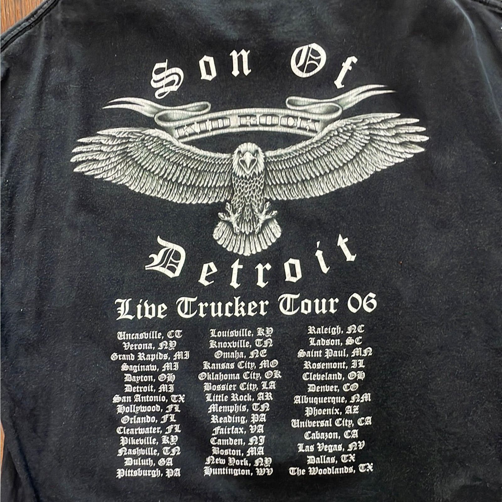 Band Tees Vintage 2006 Kid Rock Son of Detroit Live Trucker Tour XL Size US XL / EU 56 / 4 - 5 Thumbnail