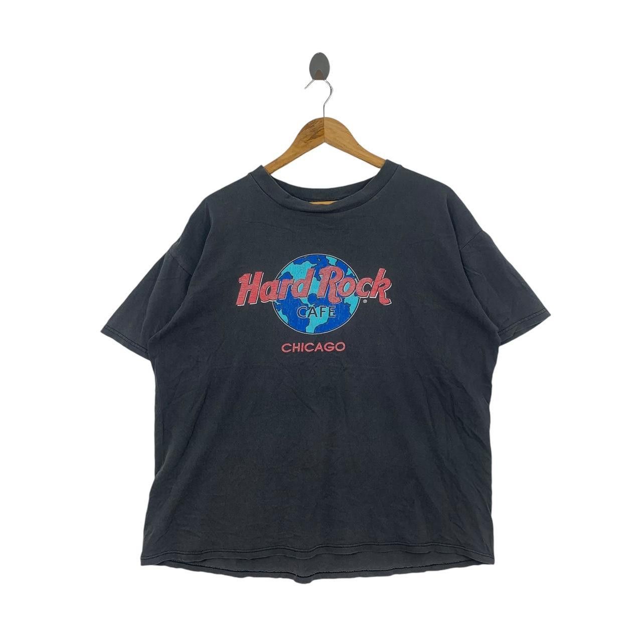 Hard Rock Cafe Vintage 90’ HARD ROCK CAFE CHICAGO Globe Tee Shirt Top Size US L / EU 52-54 / 3 - 1 Thumbnail