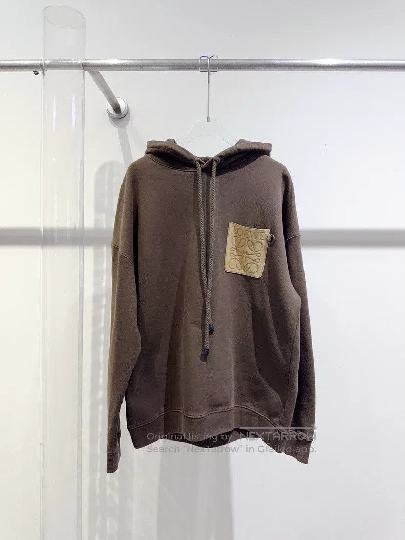 Loewe Loewe Leather Tag Hoodie Size M / US 6-8 / IT 42-44 - 1 Thumbnail