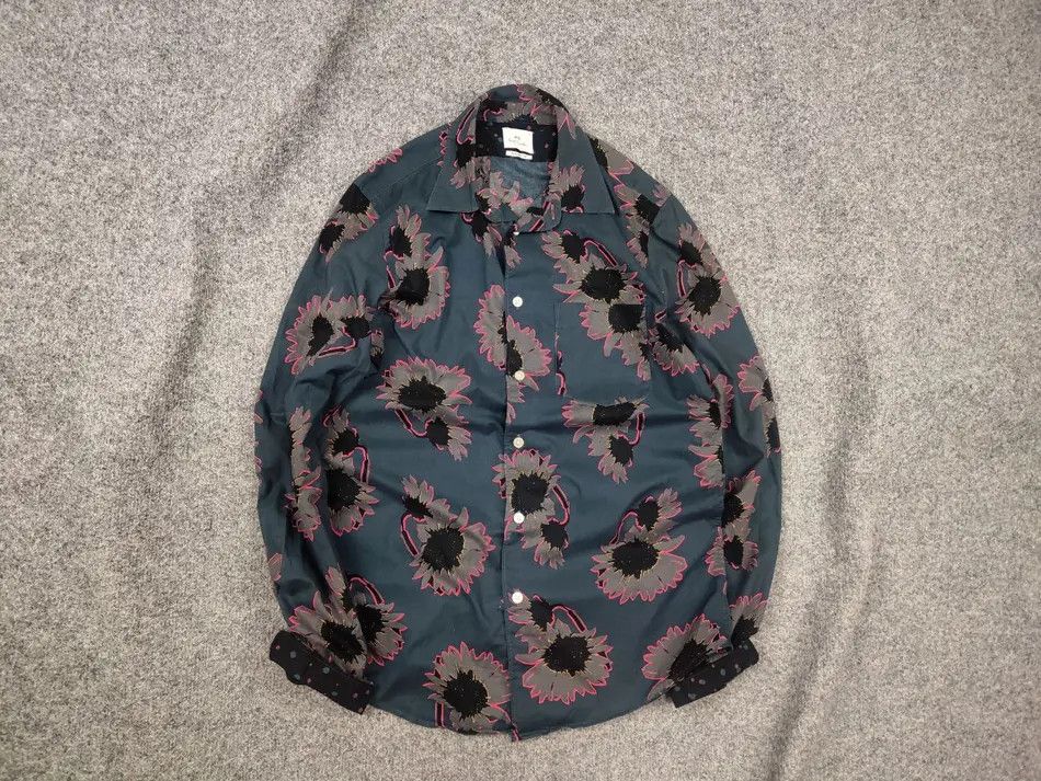Paul Smith Sun Flower Mainline Button long sleeve Shirt
