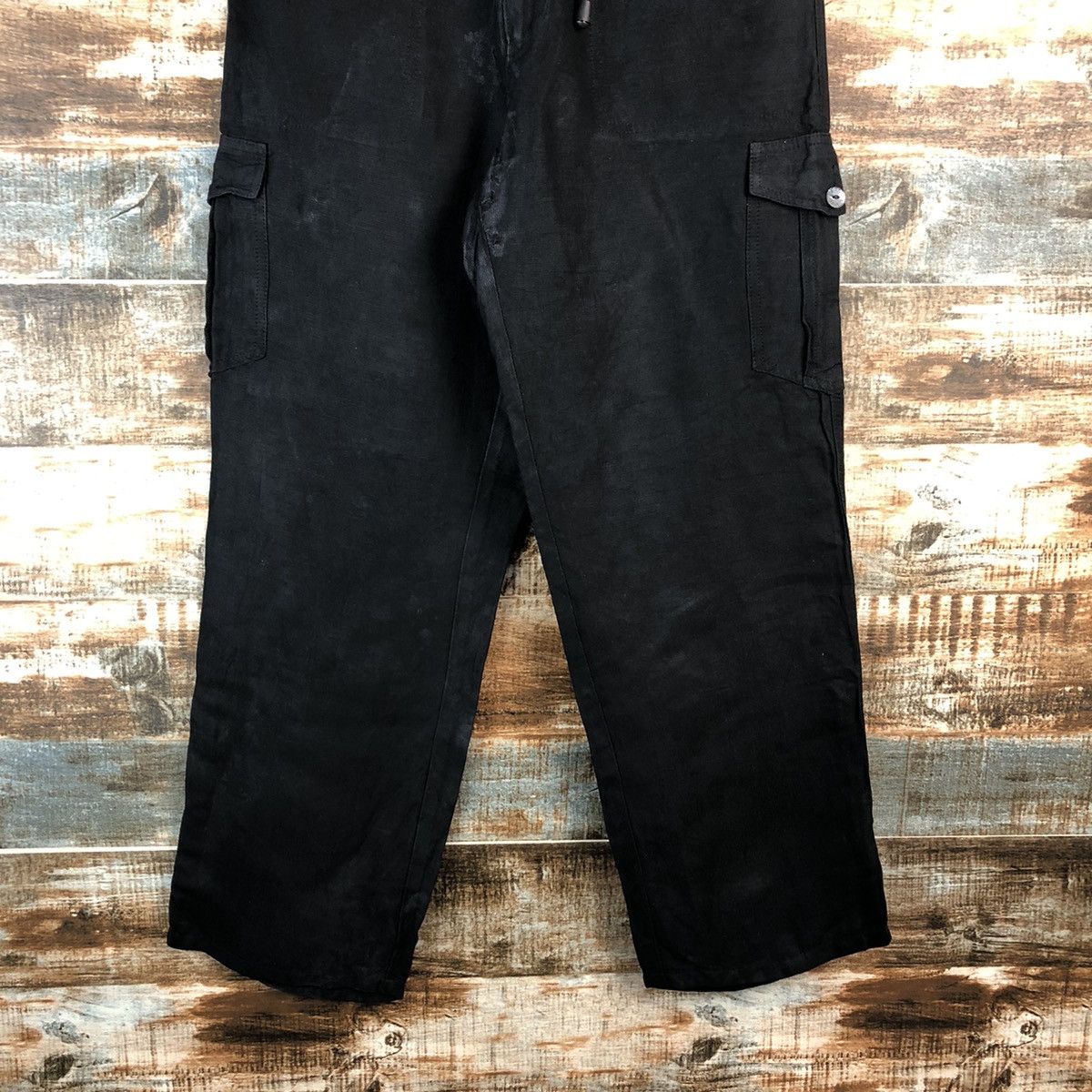 Fendi DL Fendi Jeans Black Cargo Multipocket Pants #A2595 Size US 26 / EU 42 - 3 Thumbnail