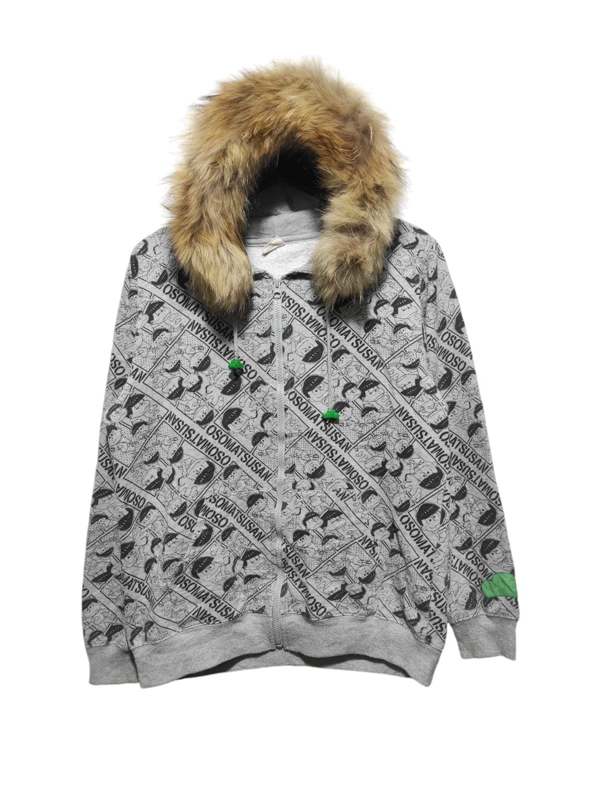 Anime Osomatsusan Fur Hoodie if six was nine style Size US M / EU 48-50 / 2 - 1 Thumbnail
