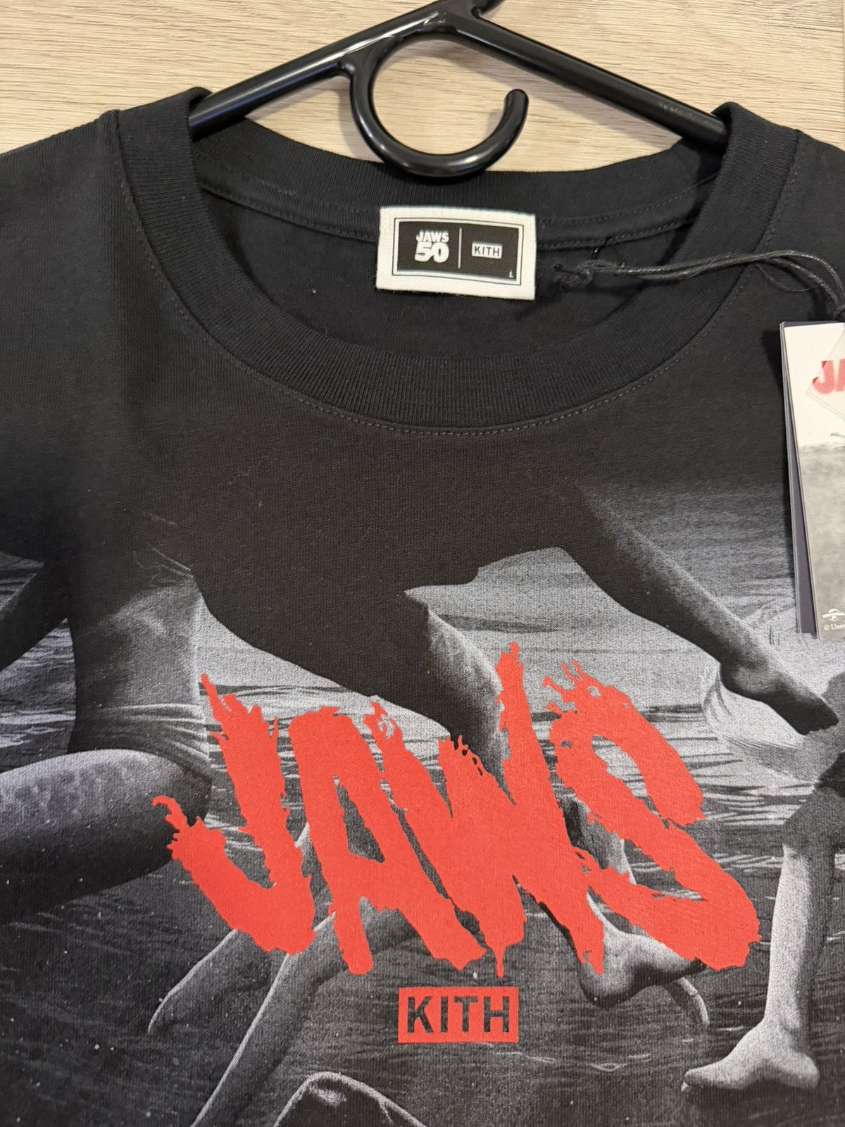 Kith Kith x JAWS Underwater Vintage Tee Size US L / EU 52-54 / 3 - 3 Thumbnail