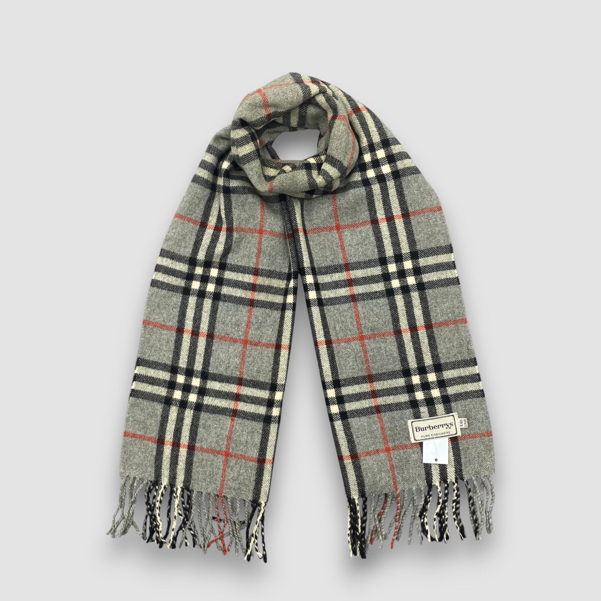 Burberry Vintage Burberry Scarf Muffler Check Winter Scarves Size ONE SIZE - 1 Thumbnail