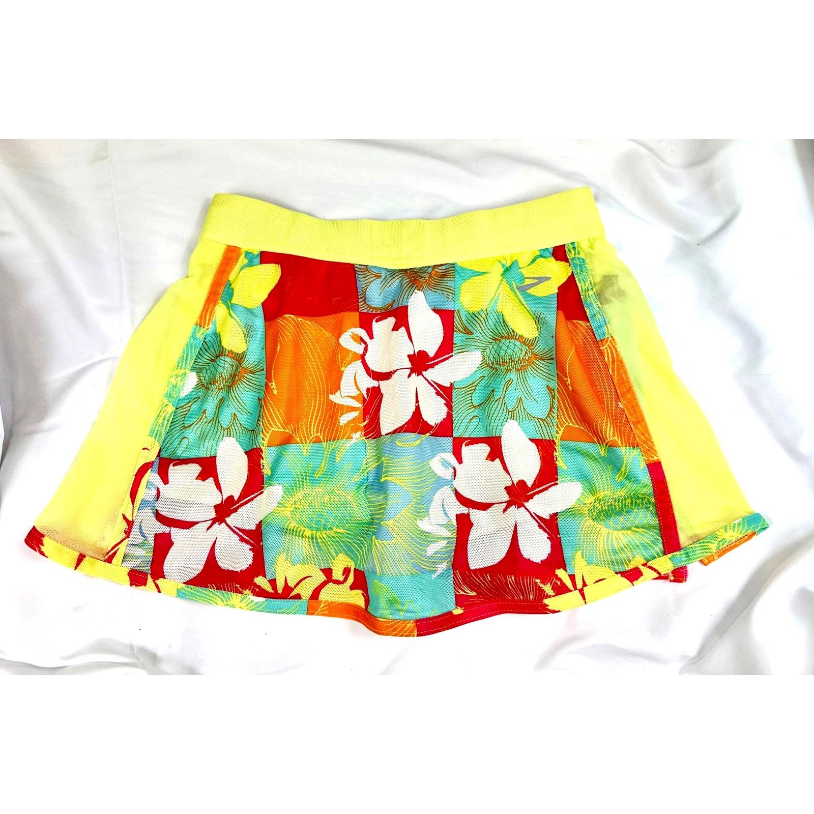 Brooks Brooks Women's DLite Mesh Flower Skort Inside Pocket XS Size 24" / US 00 / IT 34 - 5 Thumbnail