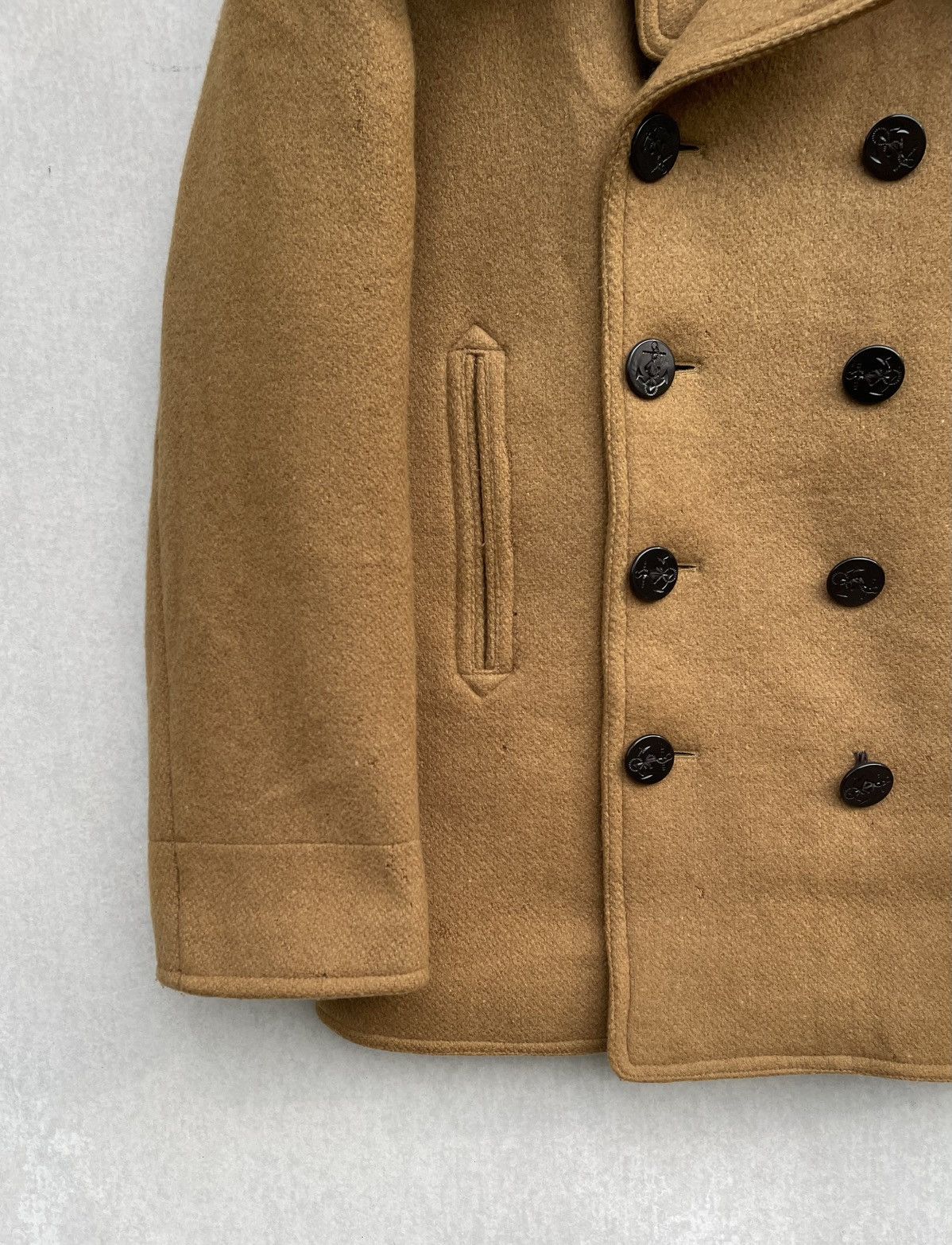 Buzz Rickson's × Indian Motorcycle × Toyo Enterprises 🔥Vtg Indian by Toyo Enterprise WW2 Naval Clothing Pea Coat Size US L / EU 52-54 / 3 - 4 Thumbnail