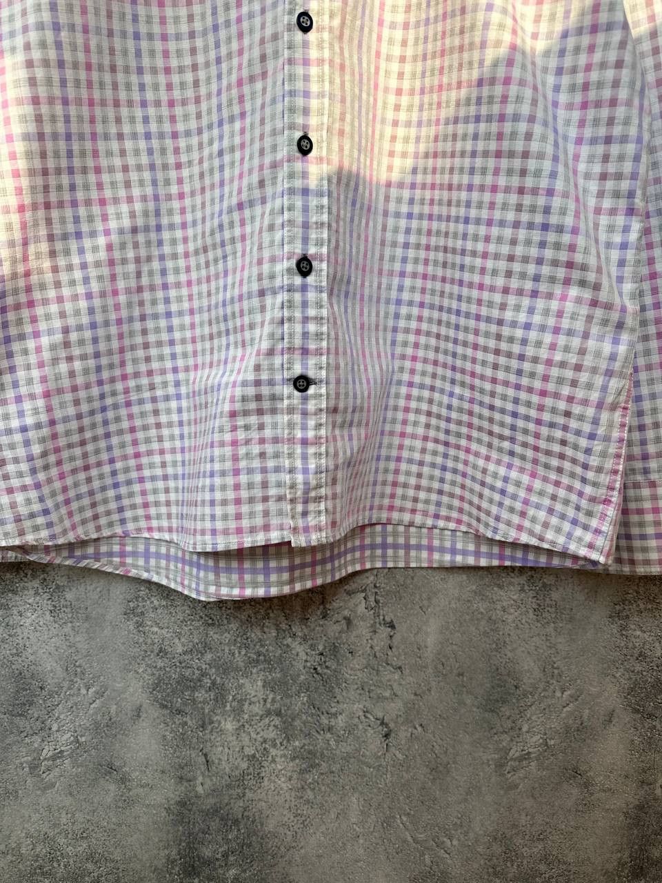 Balmain Balmain Paris Button Up Shirt Plaid Two Ply Cotton Size US XL / EU 56 / 4 - 8 Thumbnail