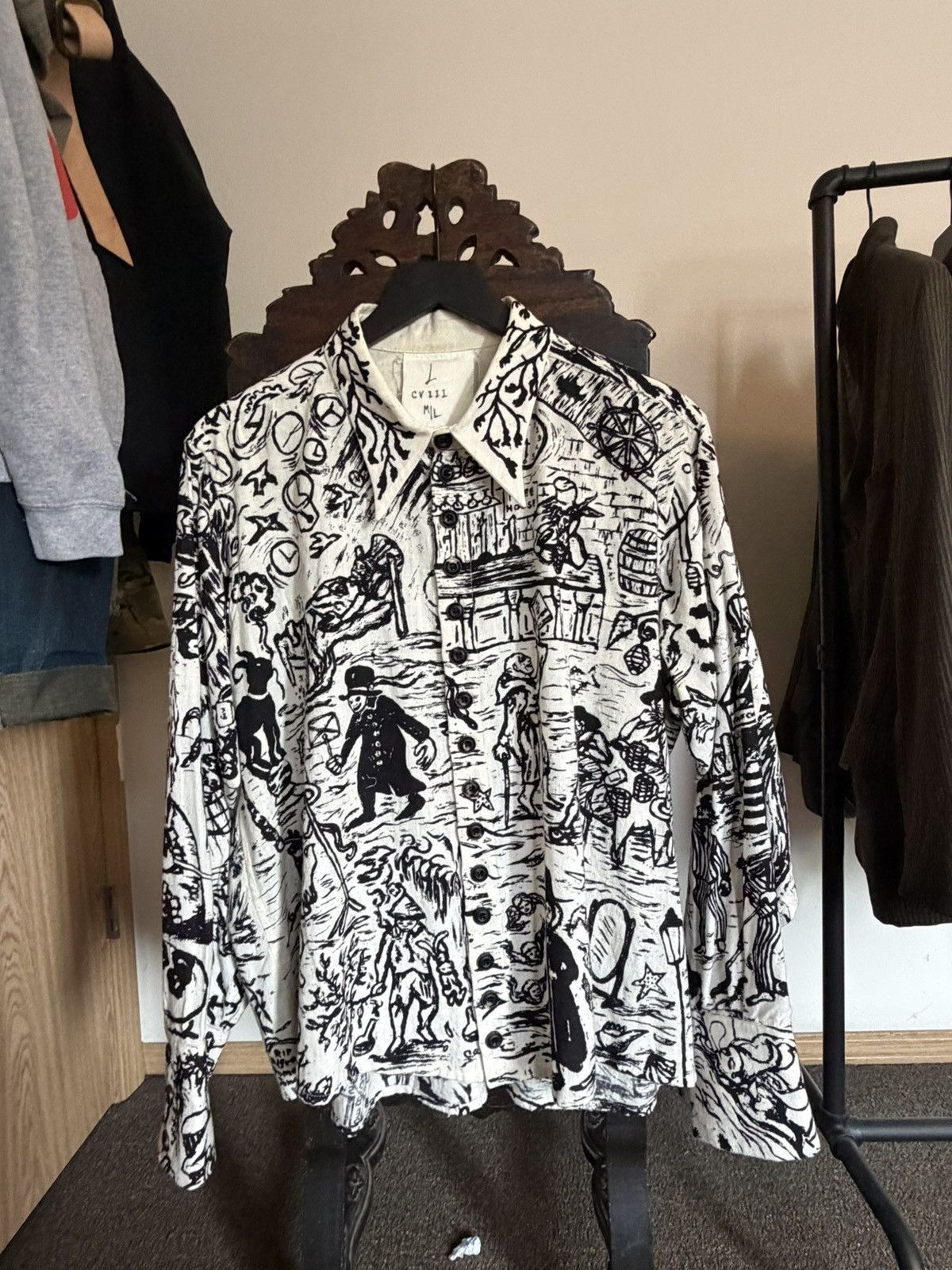 John Alexander Skelton 26ss clink shirts