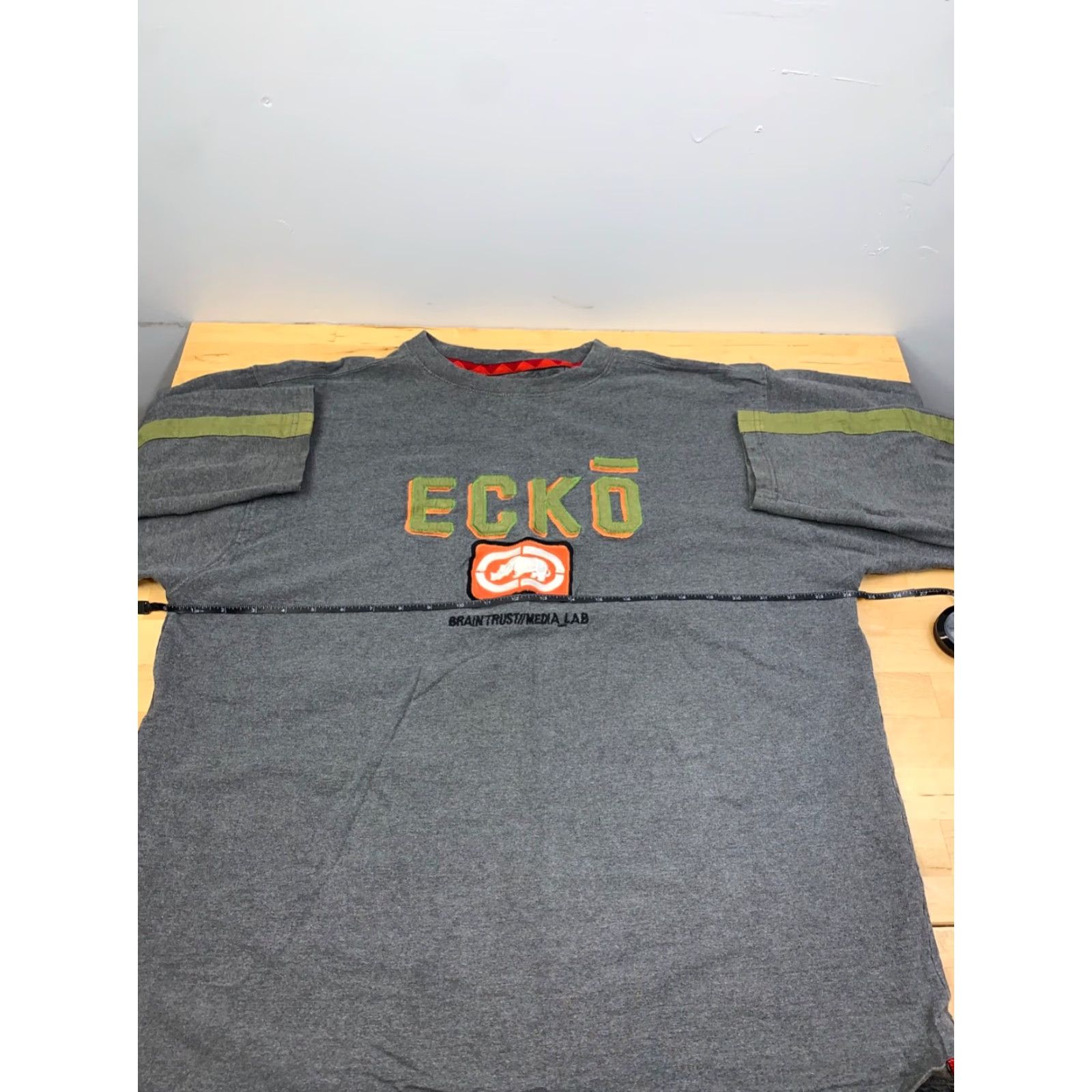 Ecko Unltd. VINTAGE Ecko Unltd Long Sleeve Shirt Mens XL Gray Logo Embroidered Y2K 90s Hip Hop Shirt Mens XL Gray Logo Embroidered Vintage 90s Y2K Size US XL / EU 56 / 4 - 5 Thumbnail