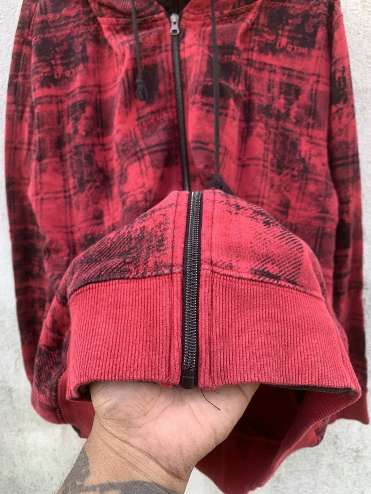 Hysteric Glamour × Undercover Japanese Booth Poem Double Layer Hoodie Jacket lgb style Size US L / EU 52-54 / 3 - 6 Thumbnail