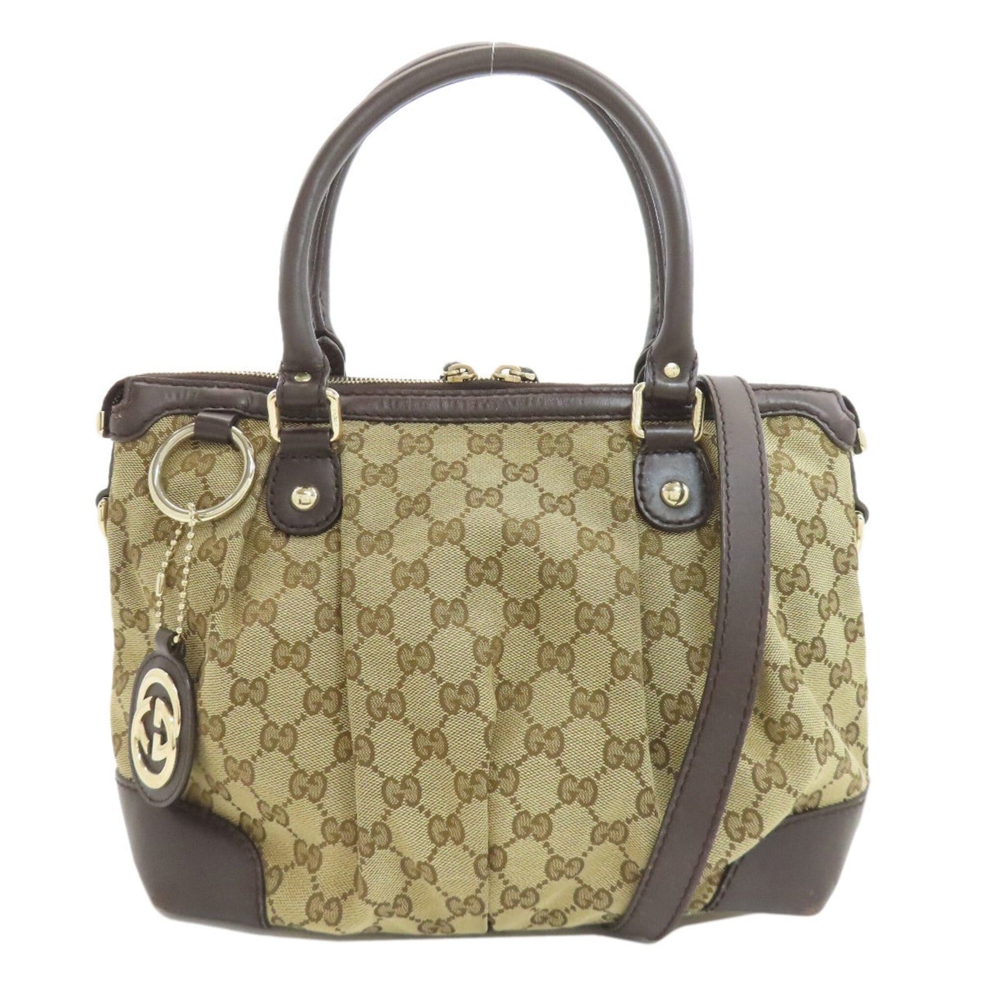 Gucci Gucci 247902 Sukey GG 2-Way Tote Bag Canvas Women's GUCCI Size ONE SIZE - 1 Thumbnail