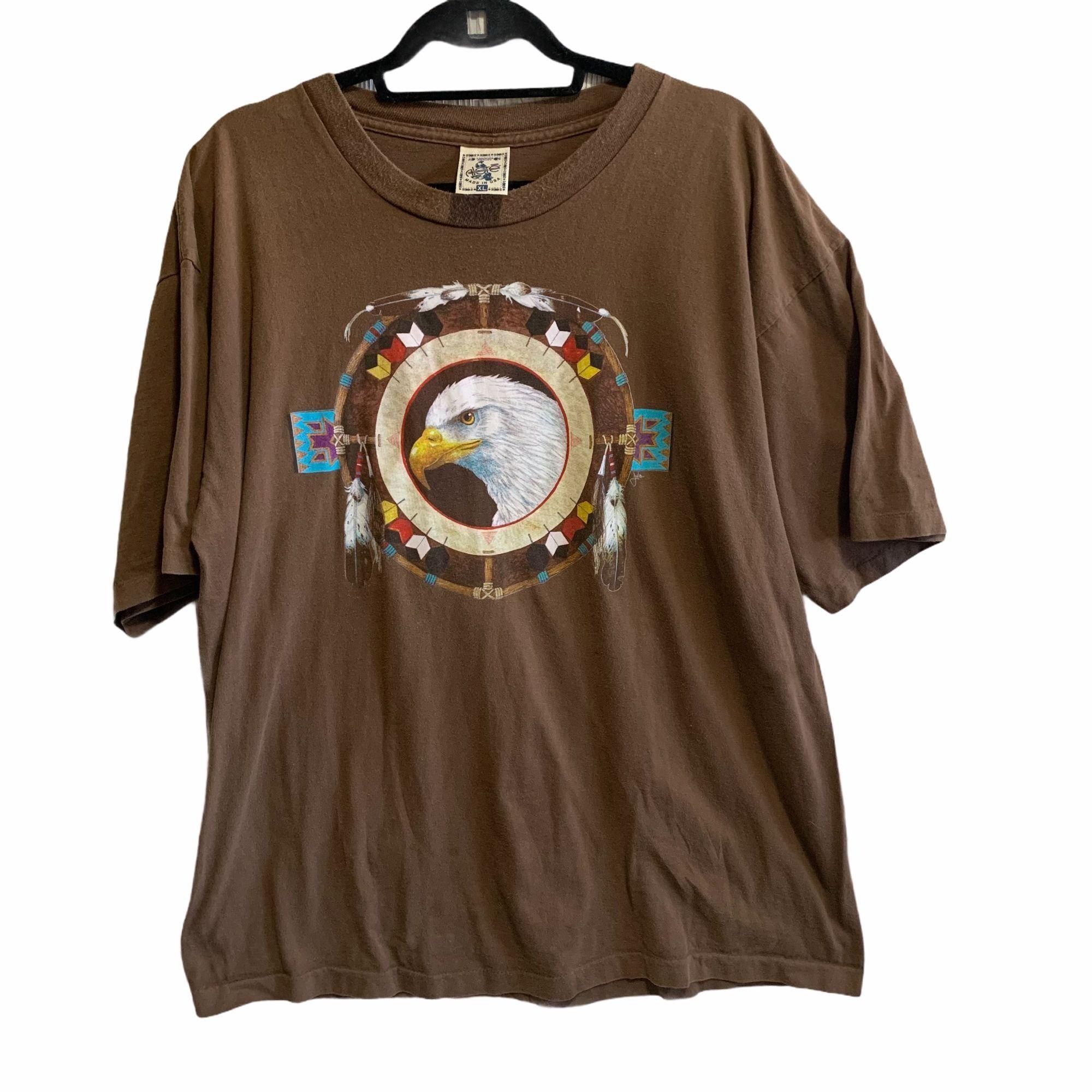 Vintage Vintage Alore Single Stitch Eagle Southwestern Tee XL Size US XL / EU 56 / 4 - 1 Thumbnail
