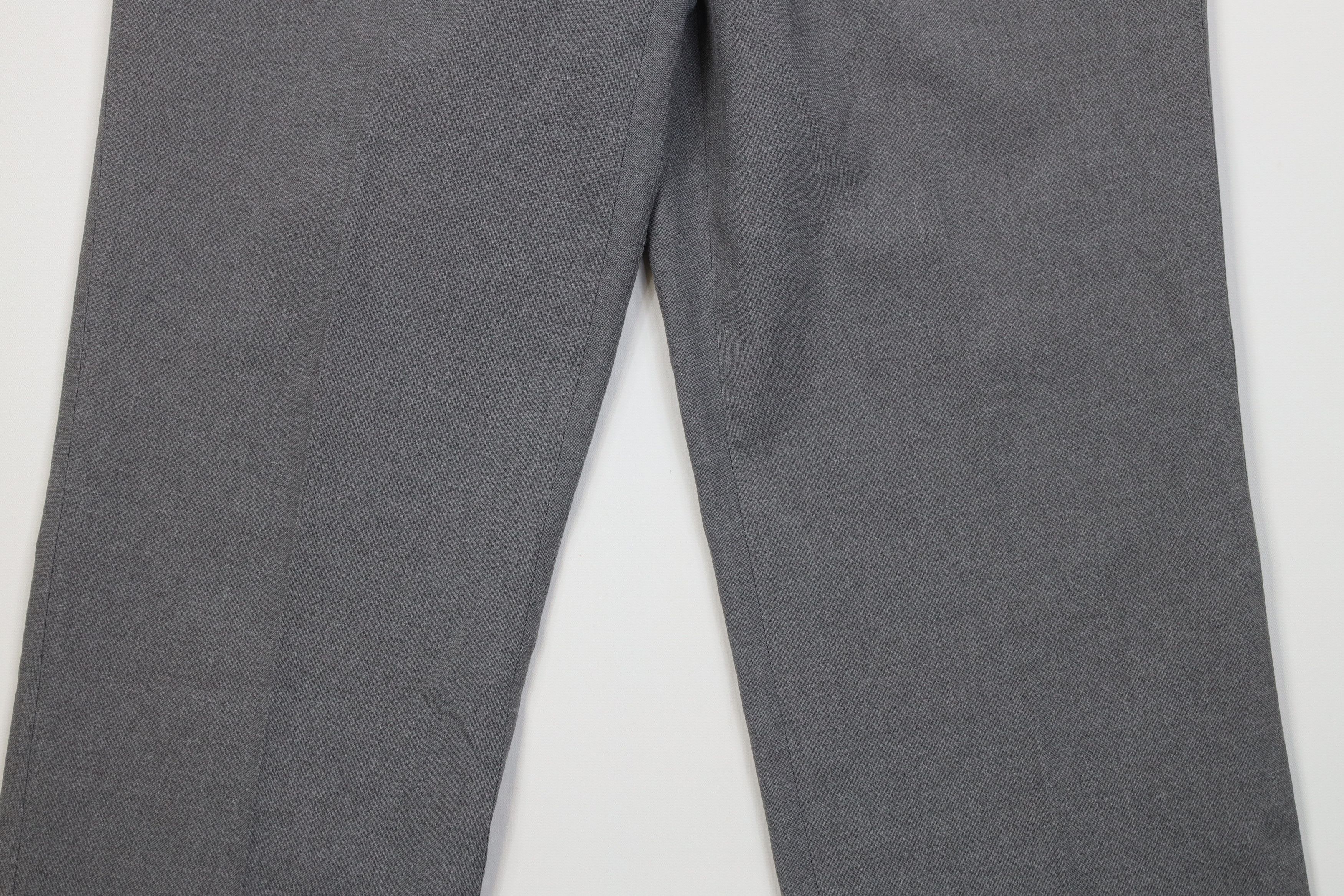 Vintage Vintage 90s Streetwear Knit Flared Wide Leg Chino Pants Gray Size US 32 / EU 48 - 3 Thumbnail