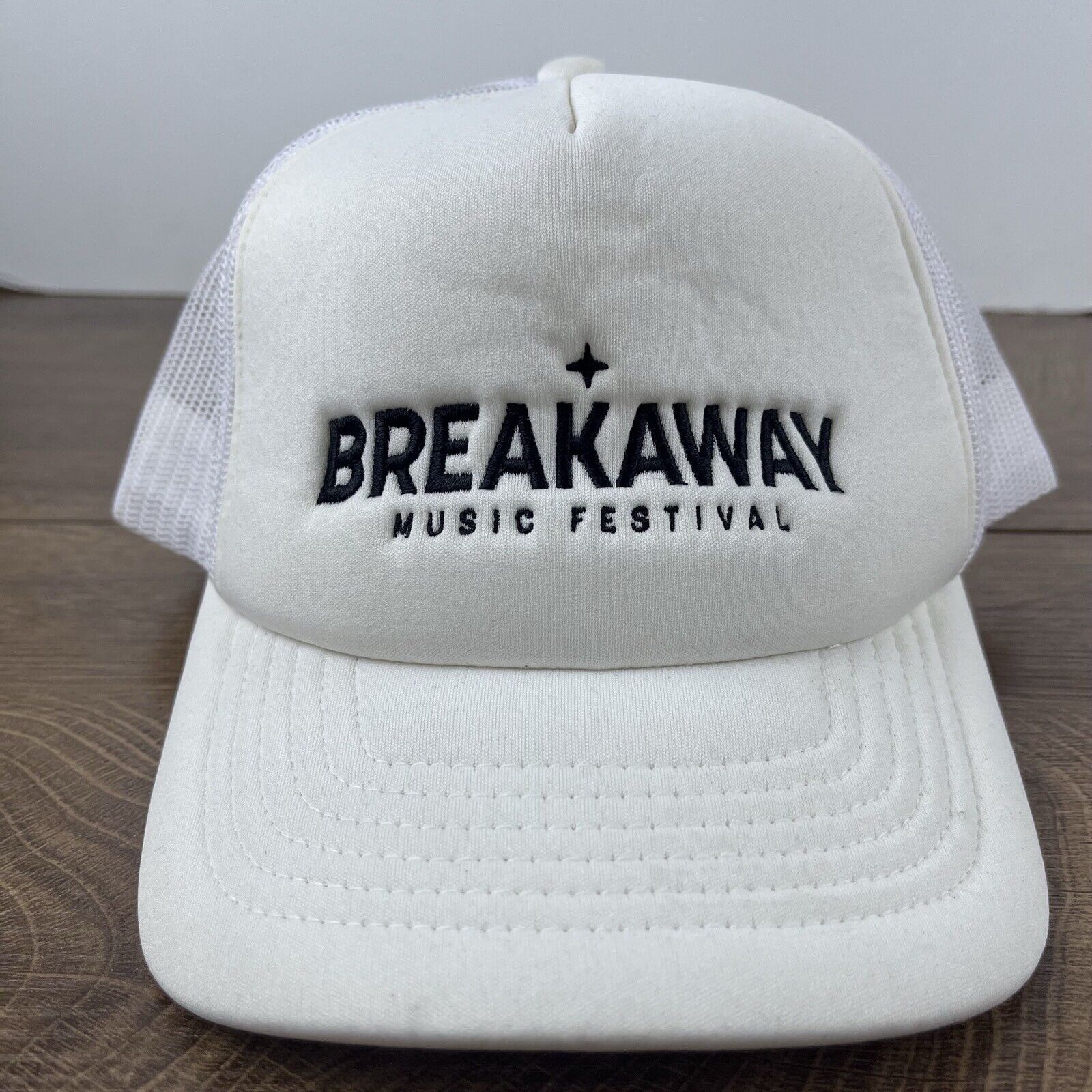 Other Breakaway Musical Festival Hat White Cap Hat Adjustable Hat Size ONE SIZE - 4 Thumbnail