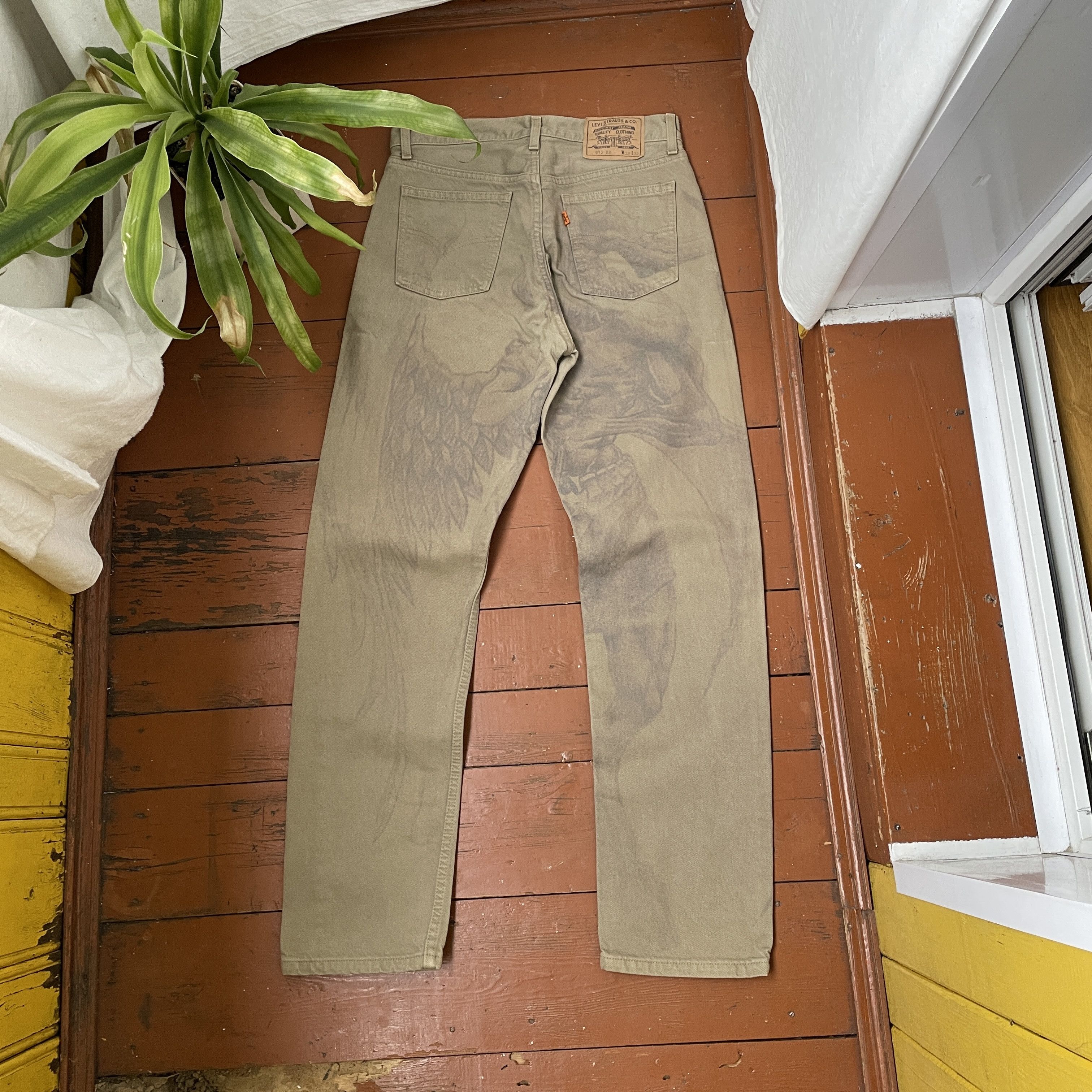 Levi's Levi's custom pants devil and angels opium y2k faded rare Size US 32 / EU 48 - 5 Thumbnail