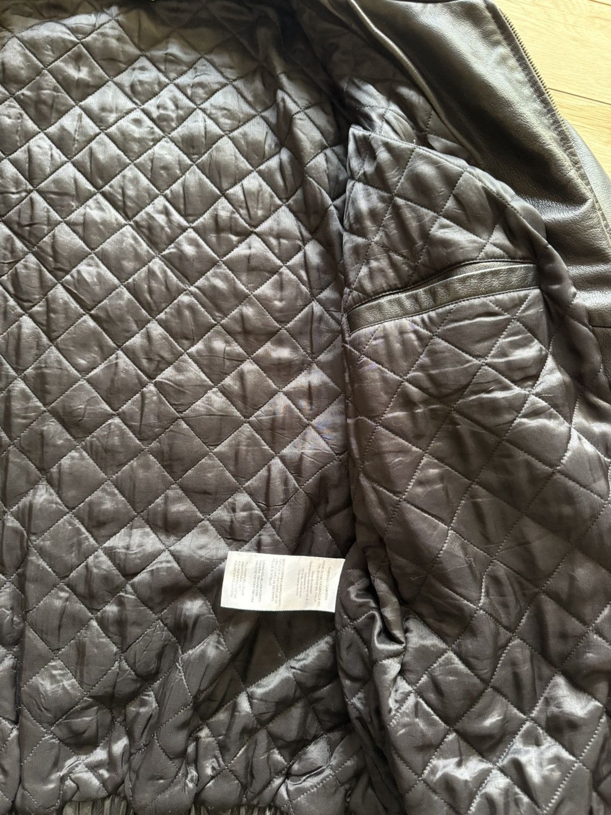 Nike × Stussy Nike x Stussy Embossed Swoosh Italian Leather Jacket [M] Size US M / EU 48-50 / 2 - 7 Thumbnail
