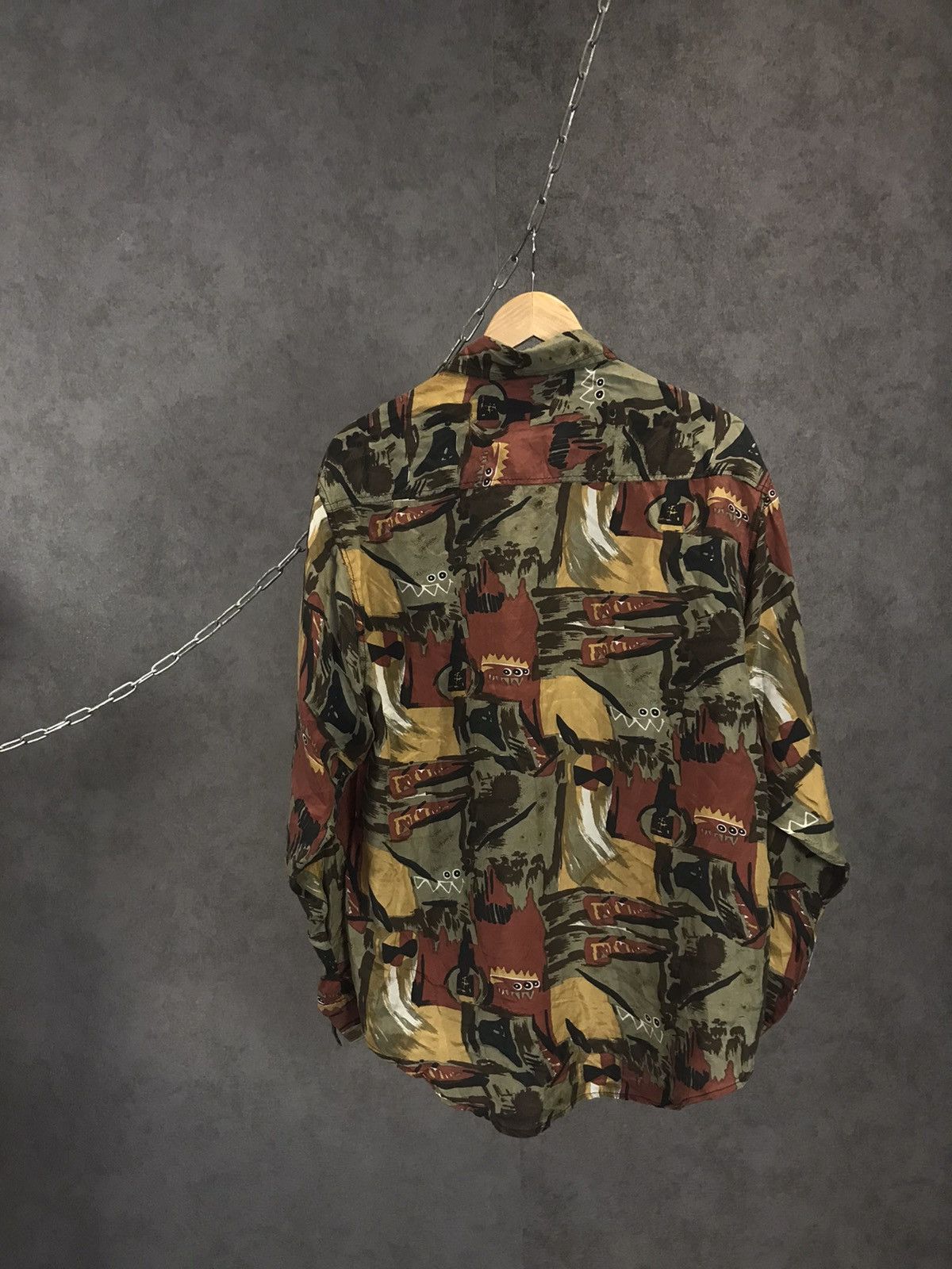 Vintage Art crazy vintage silk shirt Size US M / EU 48-50 / 2 - 5 Thumbnail