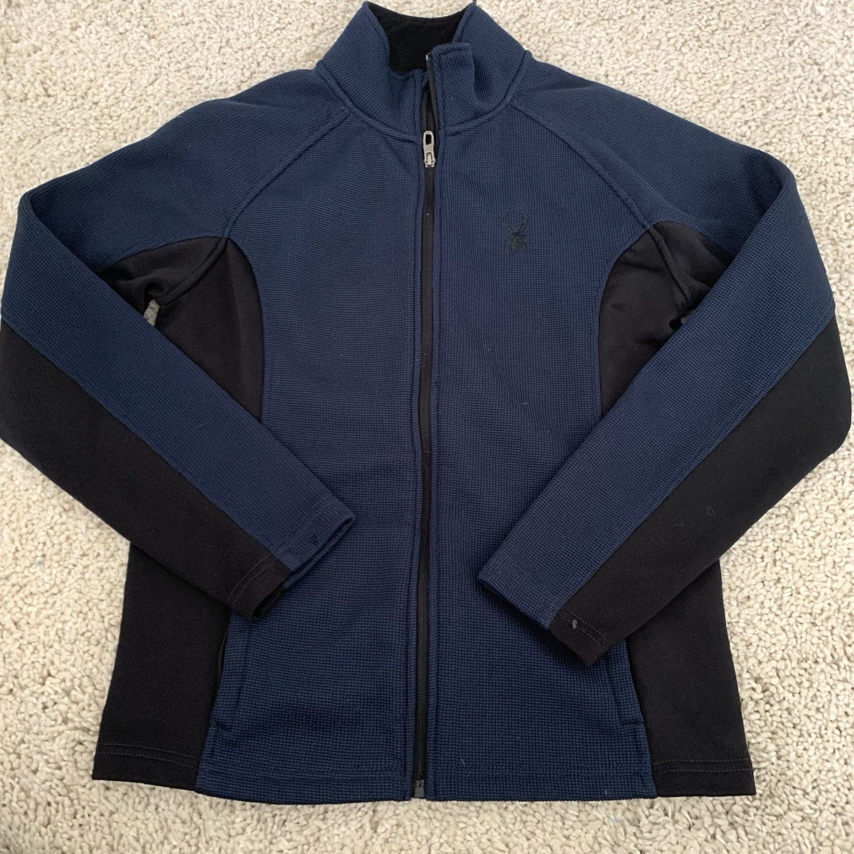 Spyder Spyder Concept Jacket Mens S Blue Full Zip Pockets Breathable Stand-Up Collar 71D64000 Regular Short Jacket Size US S / EU 44-46 / 1 - 6 Thumbnail