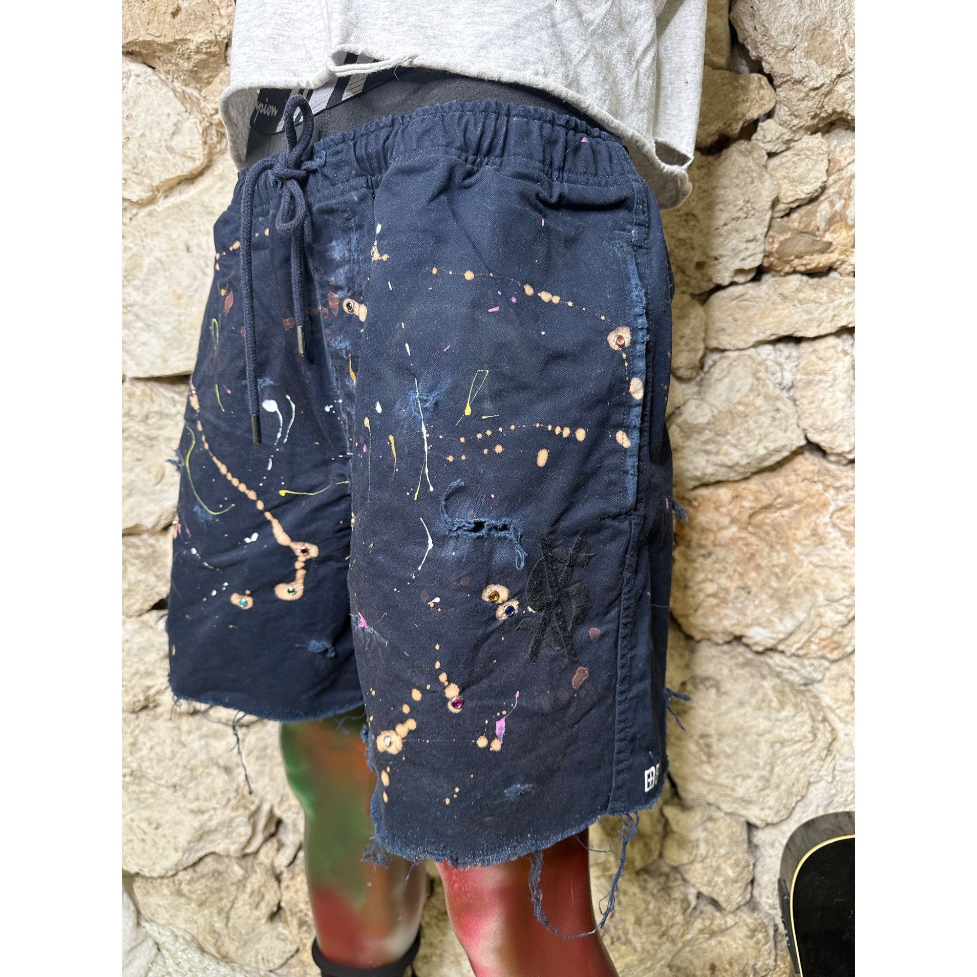 Ksubi DRO Lab LTD Custom 1/1 ART x Ksubi Shorts Size US 36 / EU 52 - 14 Thumbnail
