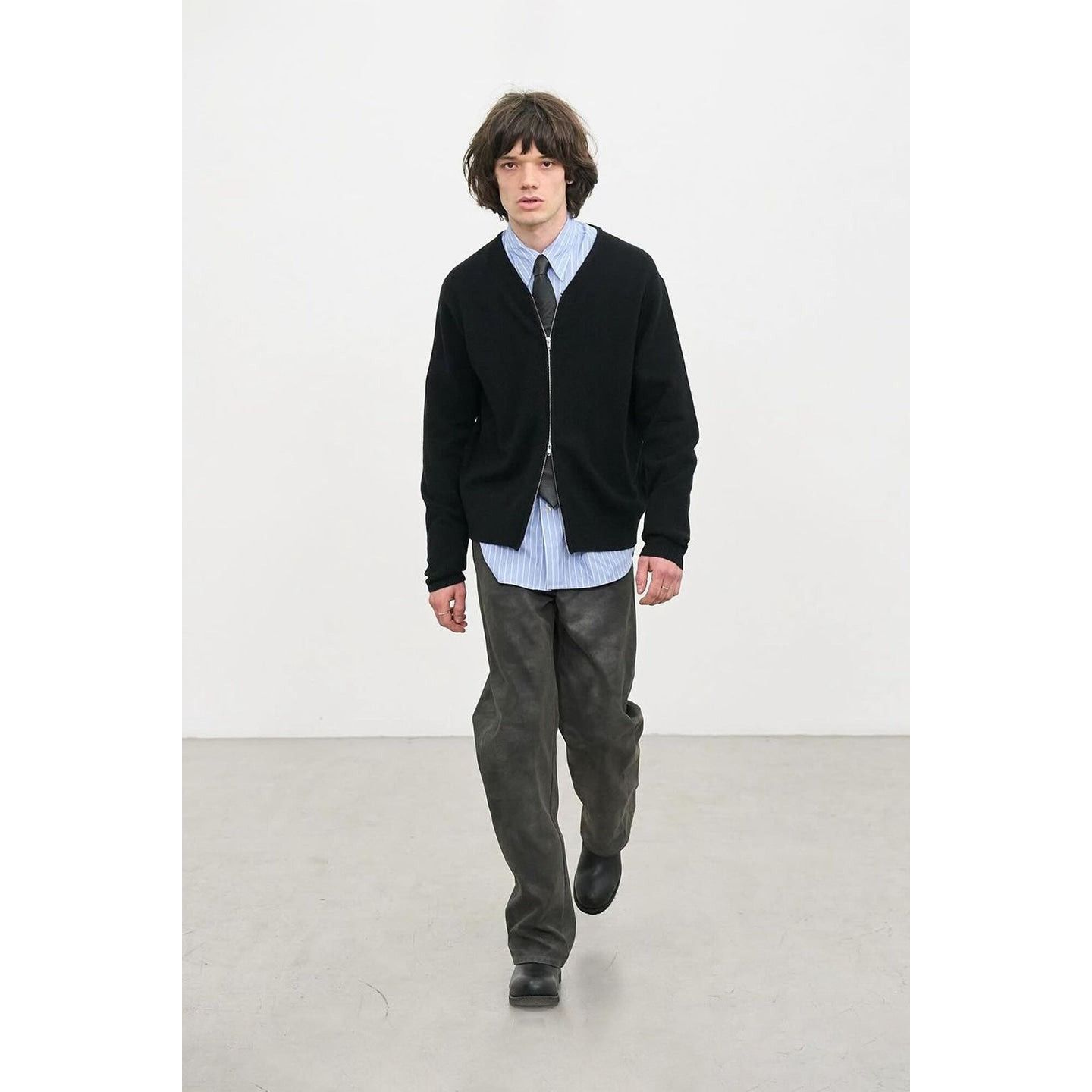 Sunflower Sunflower Black Movie Merino Wool Zip Cardigan Size US XL / EU 56 / 4 - 9 Thumbnail