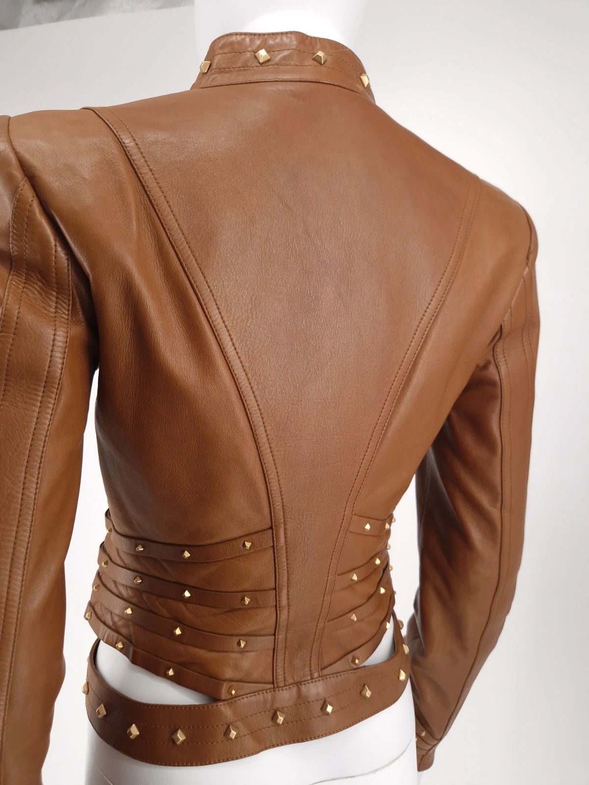 Gucci Gucci by TF SS2004 Leather Jacket Size S / US 4 / IT 40 - 10 Thumbnail