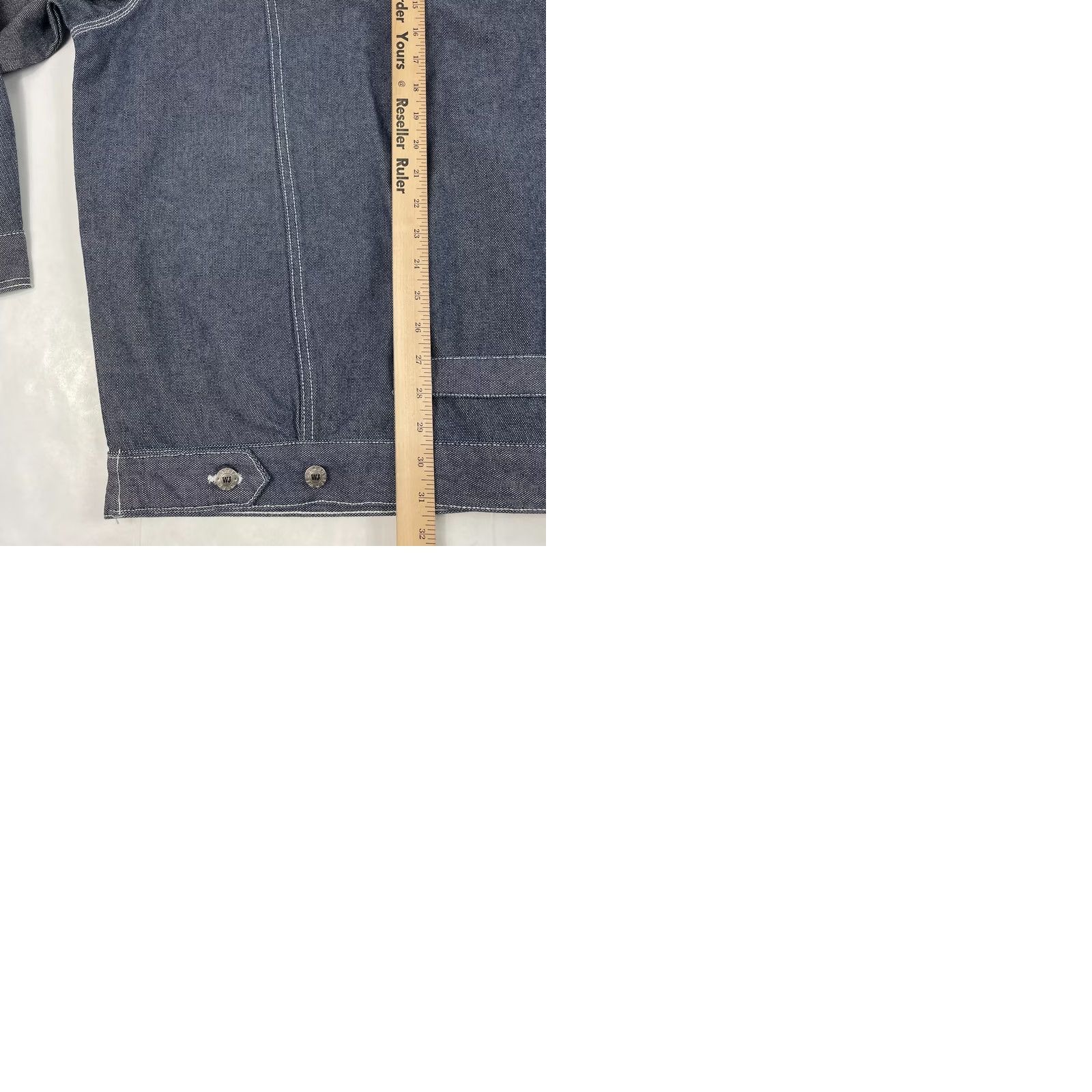 Denime VINTAGE Webs Jacket Men 2XL Denim Blue Trucker 90s Western Rodeo Bomber Jacket Mens Size US XXL / EU 58 / 5 - 9 Thumbnail
