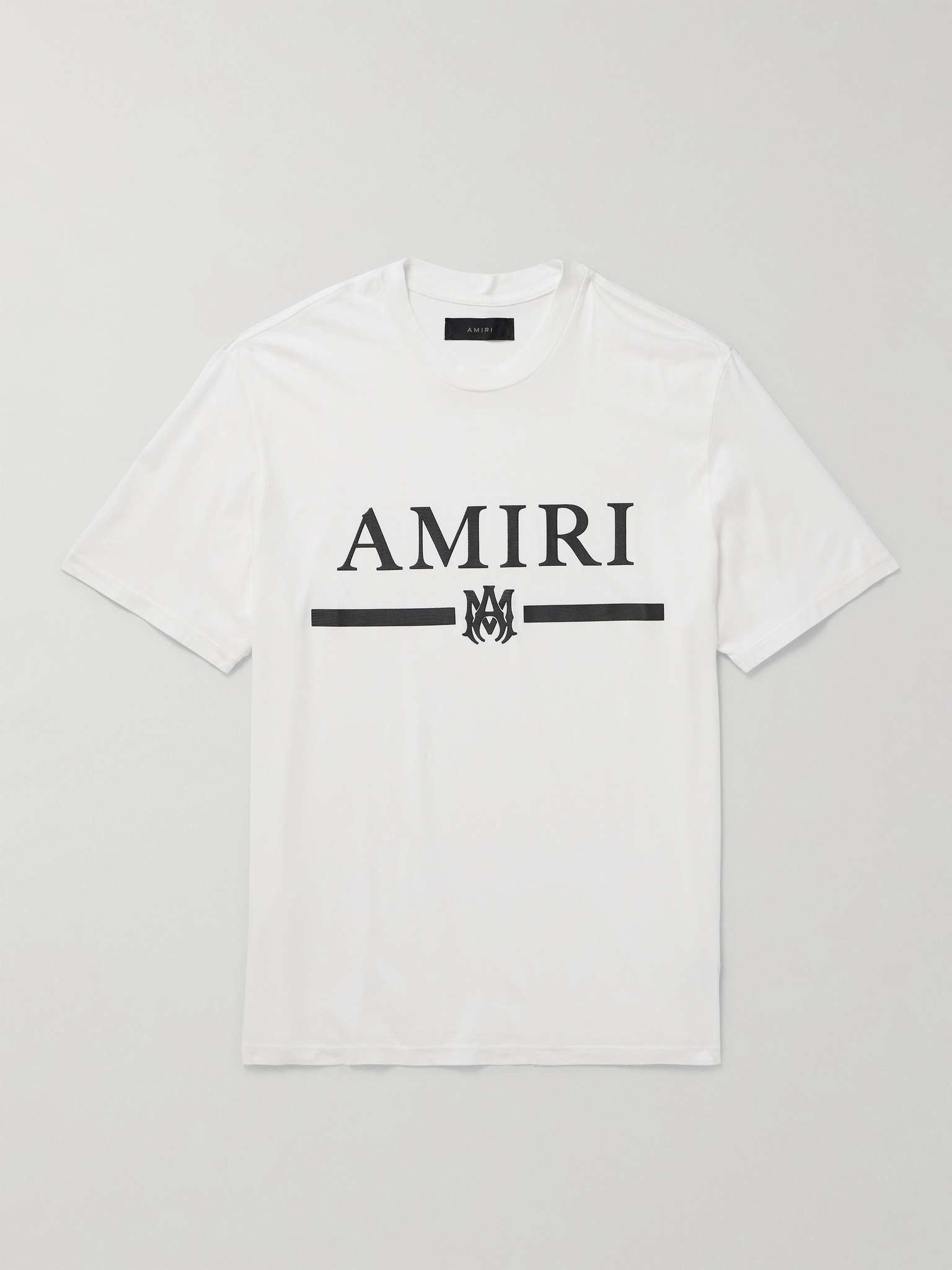 Amiri o1orln0426 Logo-Appliquéd Cotton-Jersey T-Shirt in White Size US M / EU 48-50 / 2 - 1 Thumbnail
