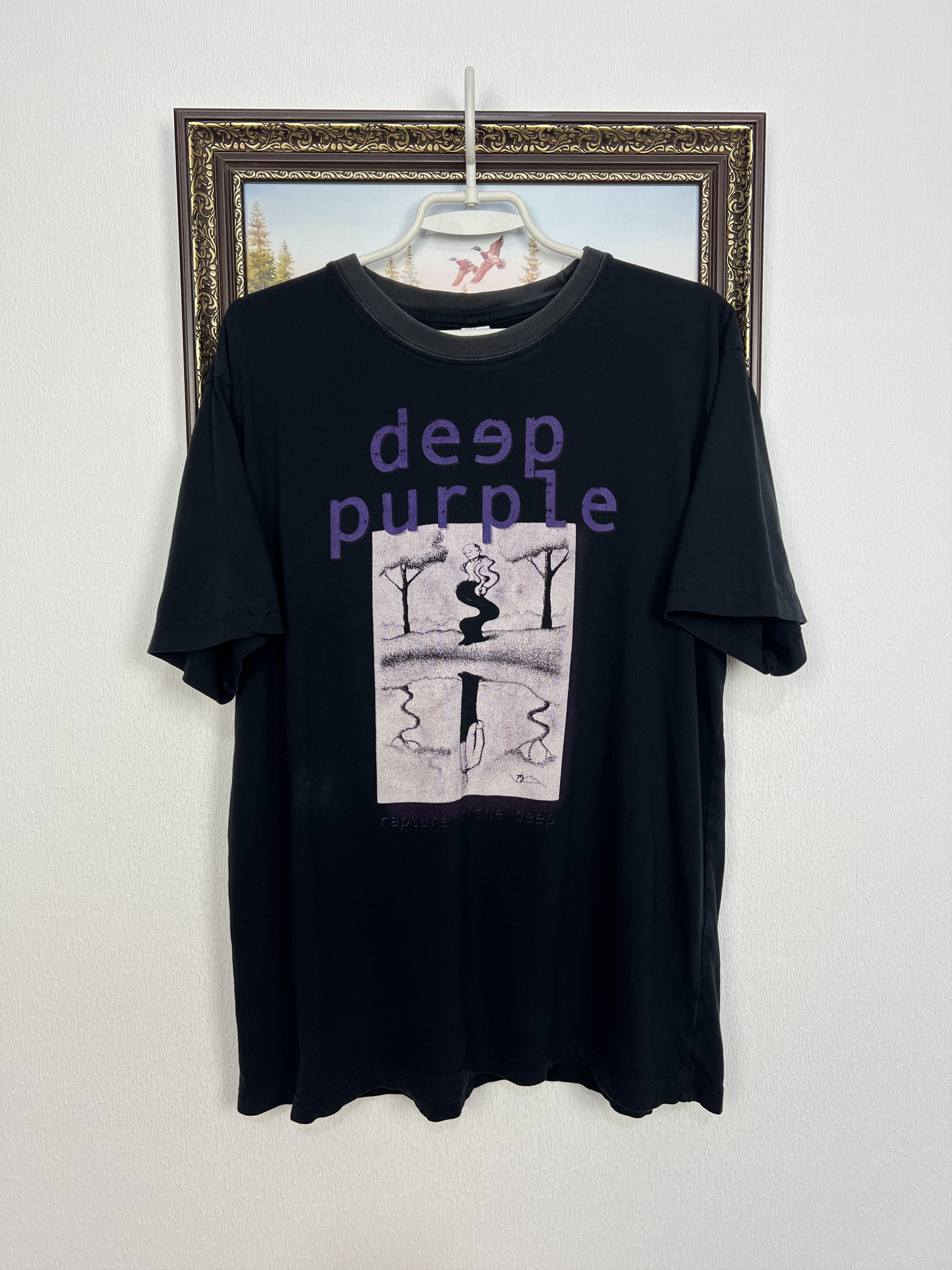 Vintage Deep Purple Shirt Rapture of the Deep Over Print Tour Tee Size US L / EU 52-54 / 3 - 1 Thumbnail