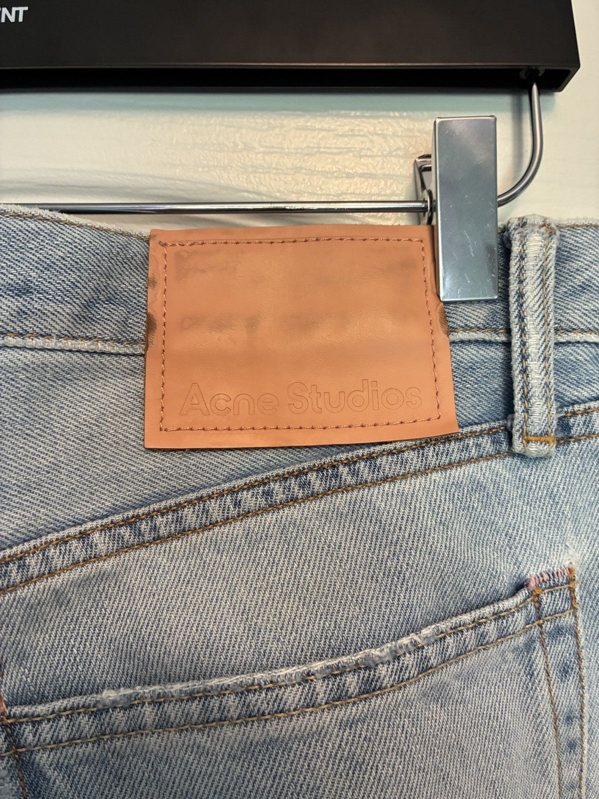 Acne Studios Patched Distressed Denim Jeans Size US 30 / EU 46 - 3 Thumbnail