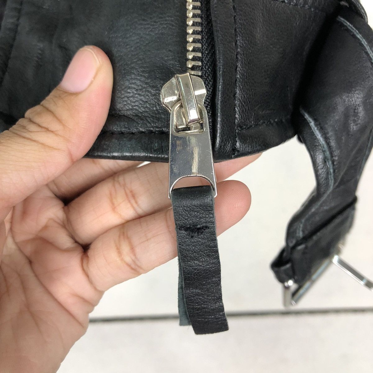 Japanese Brand 🔥Cropped Biker Leather Jacket Bondage Parachute Design Zara Size US S / EU 44-46 / 1 - 16 Thumbnail