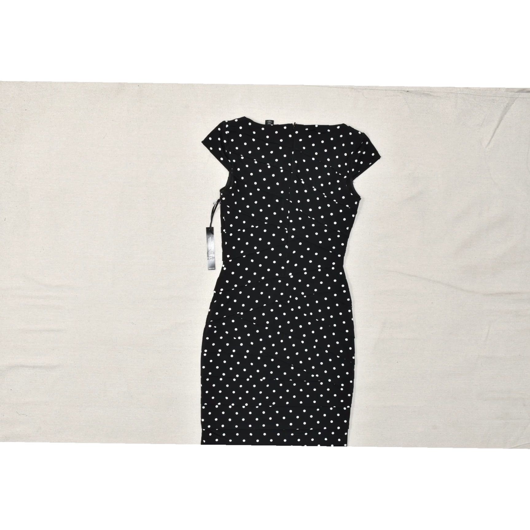 princess polly baby blue dress Striped Natural/Black Sweater Dress main image 1