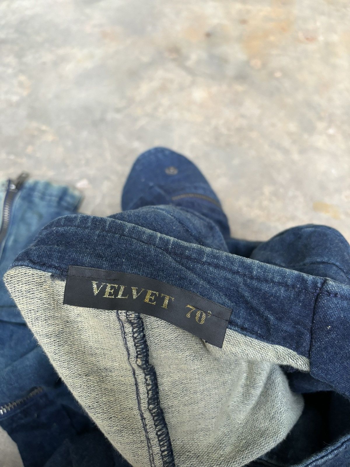 14th Addiction Y2k Velvet 70‘ Multi Zipper Ifsixwasnine Punk Style Size S / US 4 / IT 40 - 7 Thumbnail