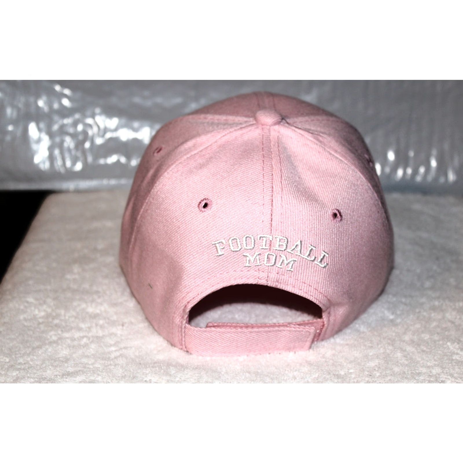 Vintage VINTAGE CALI FOOTBALL MOM BASEBALL CAP - Adjustable - Pink - Women's Sports Hat Size ONE SIZE - 3 Thumbnail