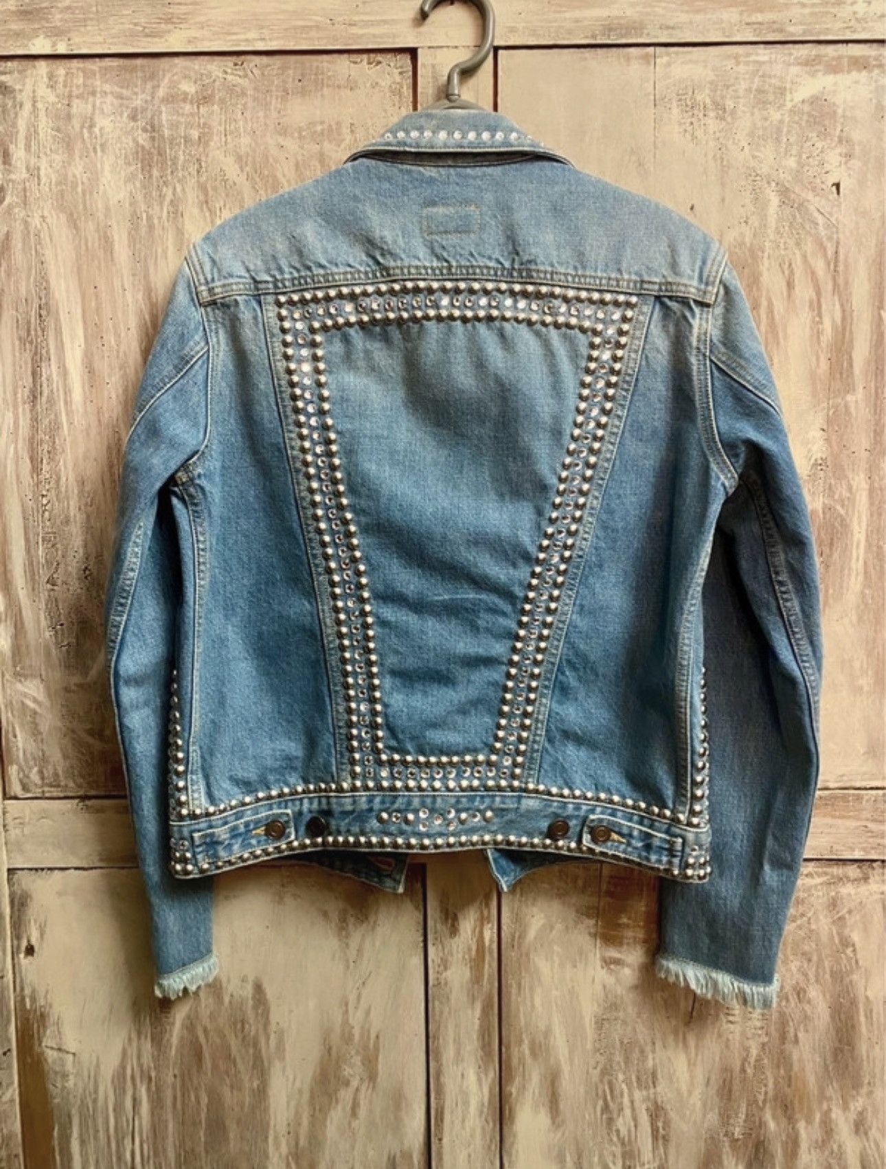Saint Laurent Paris Saint Laurent Paris embellished denim jacket M WOMEN Size M / US 6-8 / IT 42-44 - 10 Thumbnail