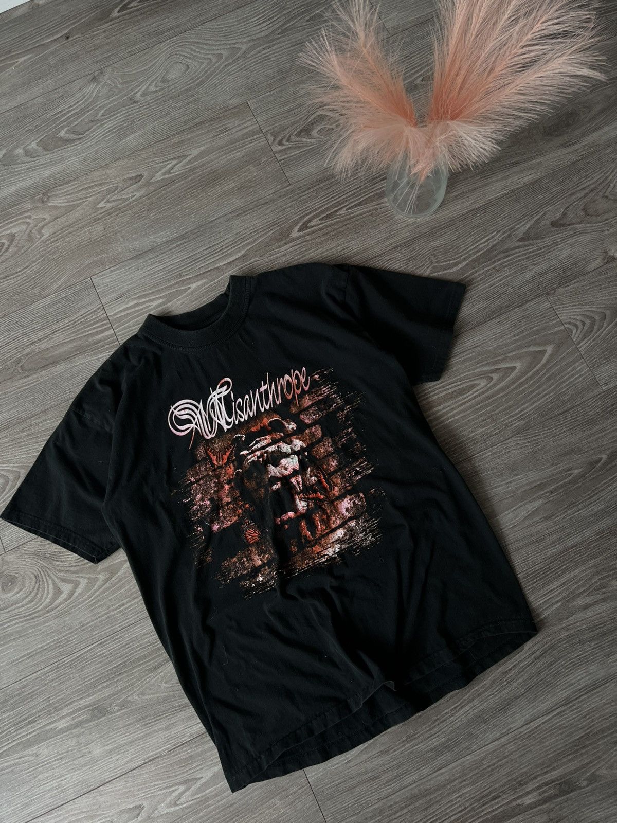 Band Tees × Vintage ‼️Vintage Misanthrope Horror Style Avant Garde Tee‼️ Size US L / EU 52-54 / 3 - 6 Thumbnail