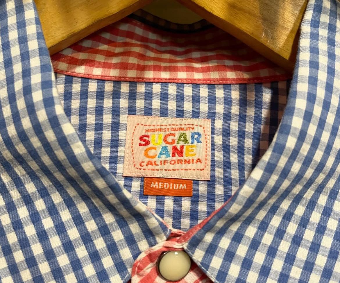 Sugar Cane 2000s Sugar Cane Toyo Enterprise Gingham Check Western Shirt Size US M / EU 48-50 / 2 - 7 Thumbnail
