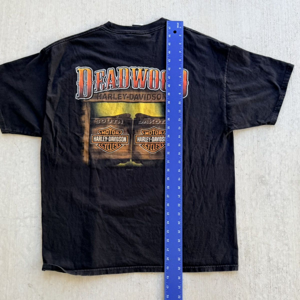 Harley Davidson Vintage Harley Davidson T Shirt Y2K Deadwood South Dakota Size US XL / EU 56 / 4 - 7 Thumbnail