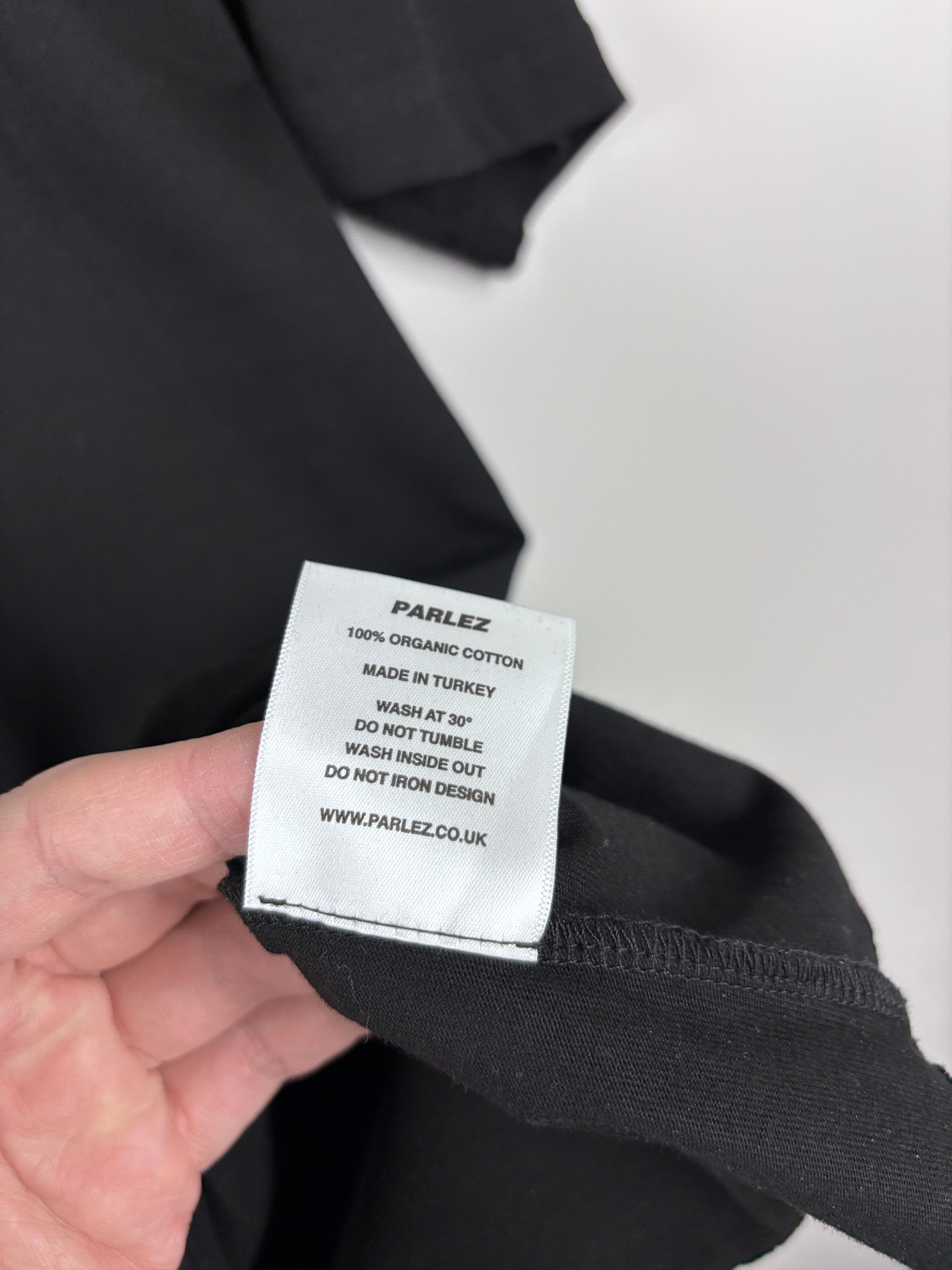 Parlez Mens Parlez Embroidered Black T-Shirt Size L Size US L / EU 52-54 / 3 - 9 Thumbnail