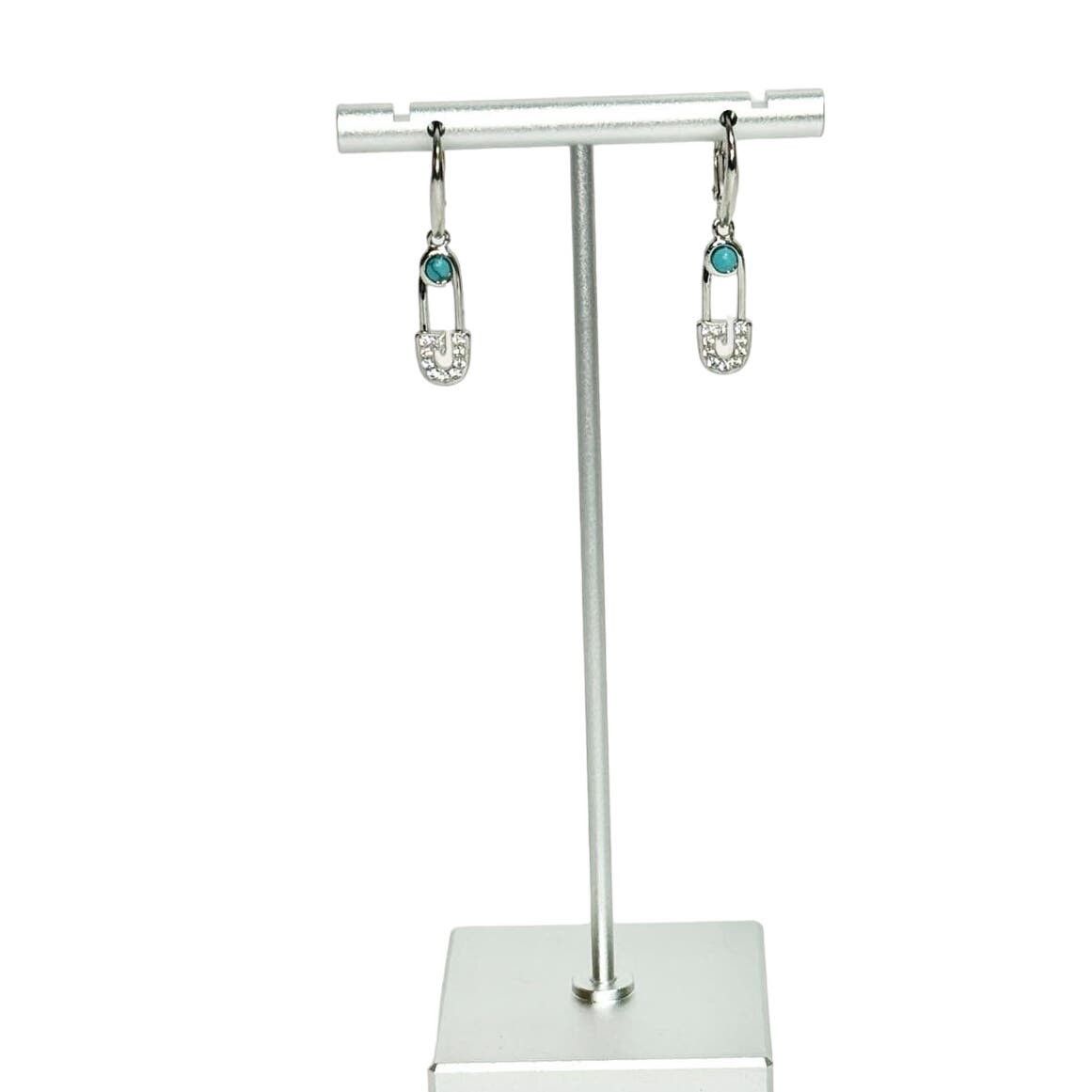 Other Paperclip Link Drop Earrings Sterling Silver 925 Size ONE SIZE - 4 Thumbnail
