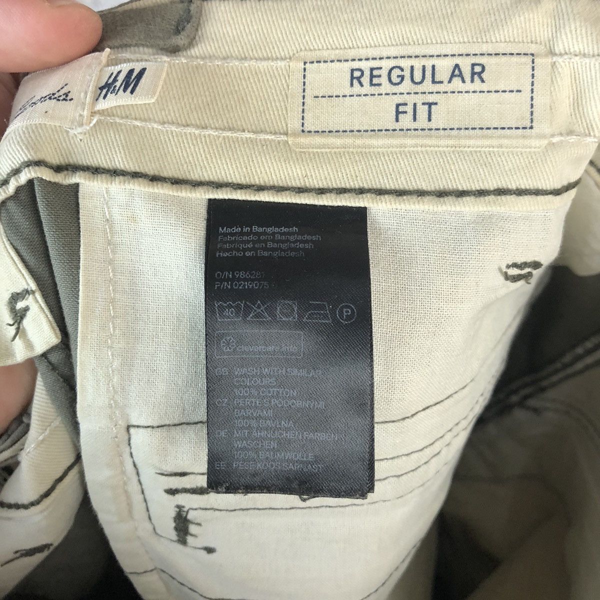 Japanese Brand H&M Green Cargo Multipocket Pants #A601 Size US 29 - 22 Thumbnail