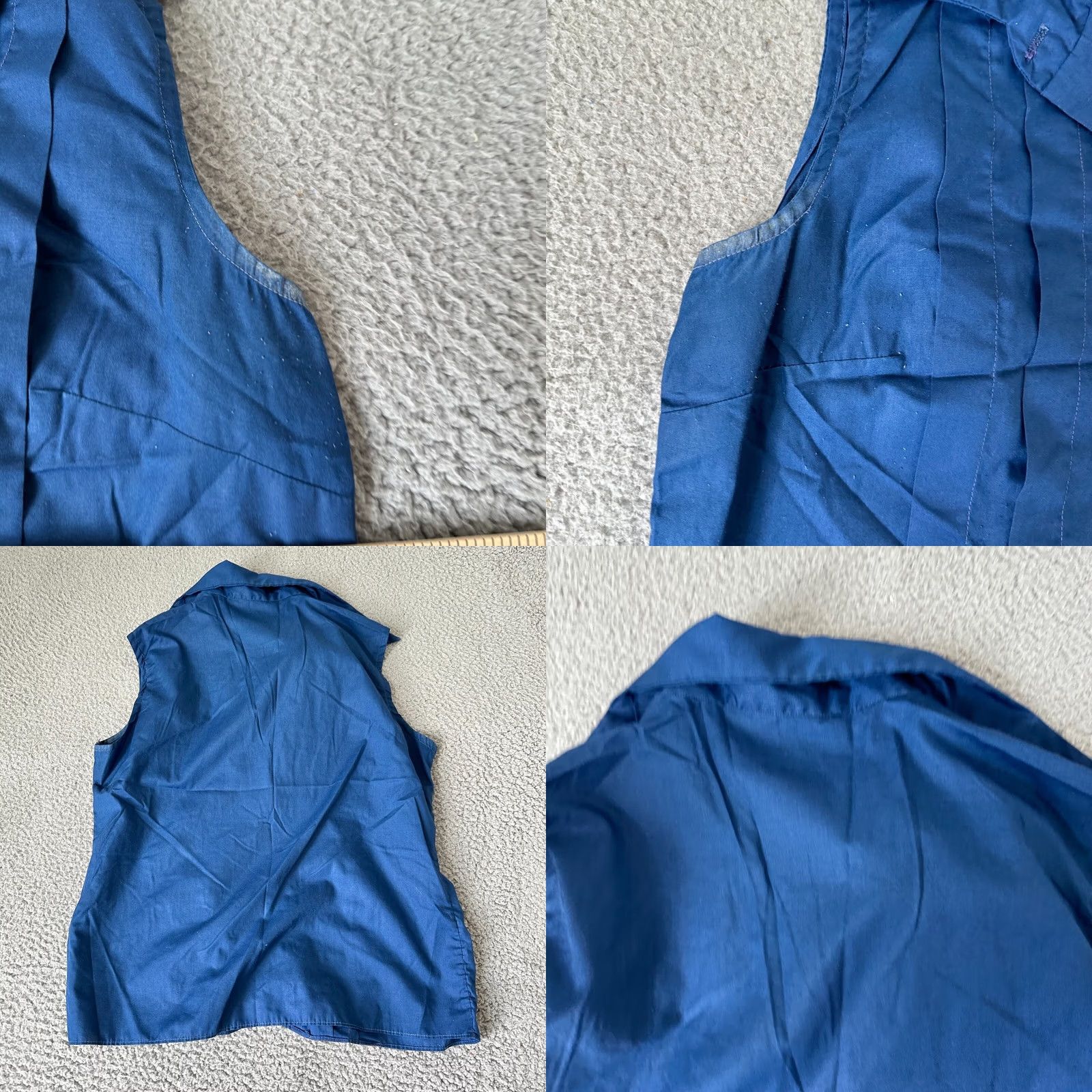 Vintage VINTAGE Shirt Womens 38 Blue Ship Shore Button 70s Disco Casual Laides Size XS / US 0-2 / IT 36-38 - 8 Thumbnail