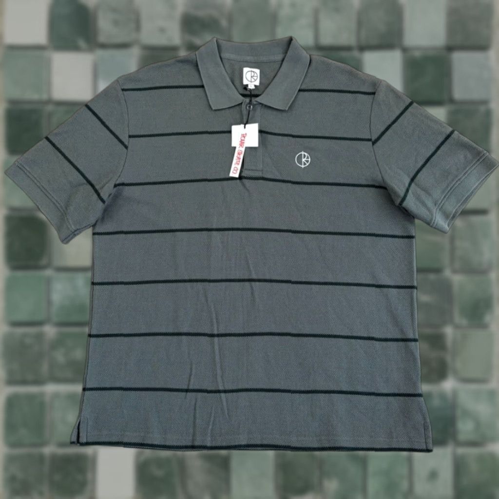 Vintage VINTAGE POLAR Skate Co Polo Shirt Grey Black Striped Men L Polo Shirt Mens Size US L / EU 52-54 / 3 - 1 Thumbnail