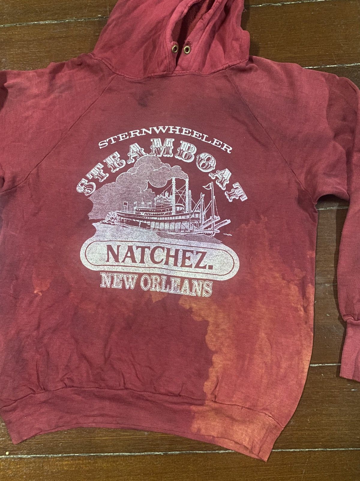 Vintage Rare Thrashed and Vintage Hoodie distressed sun faded Size US M / EU 48-50 / 2 - 3 Thumbnail