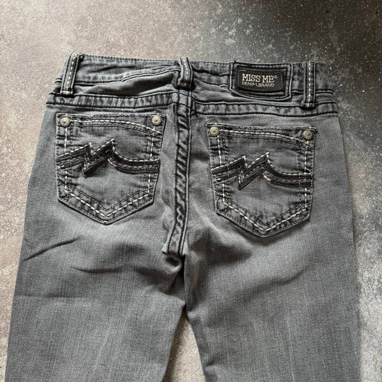 Japanese Brand × Miss Me × Vintage Miss Me Vintage Y2K Gothic Washed Skinny Jeans Size 28" / US 6 / IT 42 - 4 Thumbnail