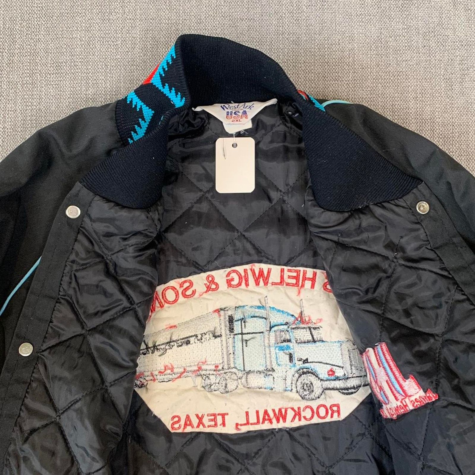 Vintage Vintage 90s embroidered Aztec trucker jacket Size US XXL / EU 58 / 5 - 5 Thumbnail