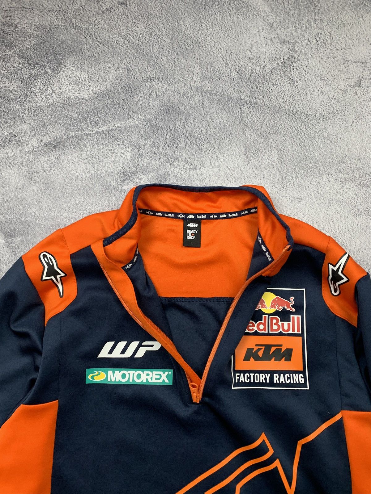 Red Bull Red Bull KTM Racing Pullover Mens L Blue Orange 1/4 Zip Size US L / EU 52-54 / 3 - 7 Thumbnail